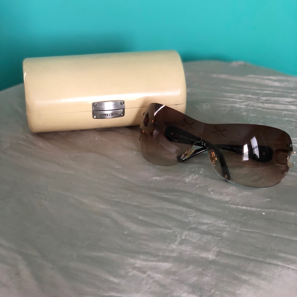 Authentic Jimmy Choo Shield Sunglasses
